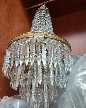 lampadario impero restaurato 