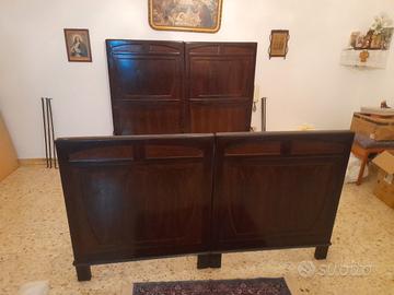 Letto in lamiera anni 50.