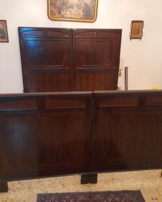 Letto in lamiera anni 50.