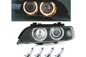 FARI BMW E39 95-00 OCCHI ANGEL FONDO NERO