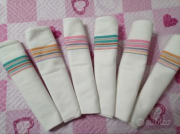 Canovacci cucina in cotone 6 pezzi 