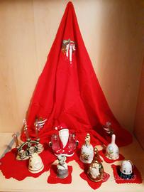 Set Natalizio - Ceramica E Uncinetto