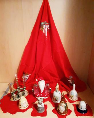 Set Natalizio - Ceramica E Uncinetto