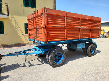 Rimorchio agricolo viberti 80 ql ribaltabile