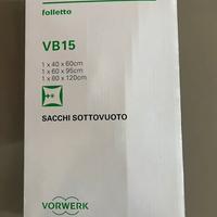 Sacchetti sottovuoto Folletto Vorwerk VB15