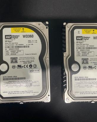 Coppia Hard Disk WD Raptor