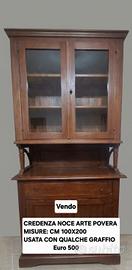 credenza arte povera