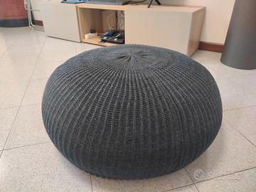 Pouf Poggiapiedi e Seduta Blu SANDARED IKEA