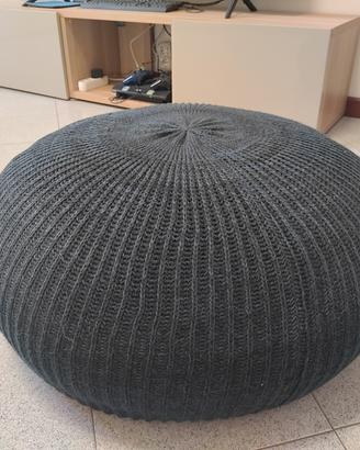 Pouf Poggiapiedi e Seduta Blu SANDARED IKEA