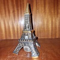 Portacandela a forma di Tour Eiffel in ceramica