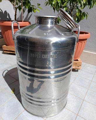 Contenitore per olio in acciaio inox