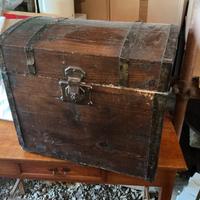 Baule vintage  cernire metallo lotto stock