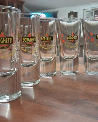 bicchieri da liquore Borghetti