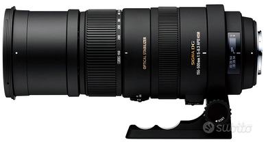 Obiettivo Sigma 150-500 f5-6.3 APO DG OS per Nikon