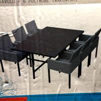 tavolo + 4 sedie esterno