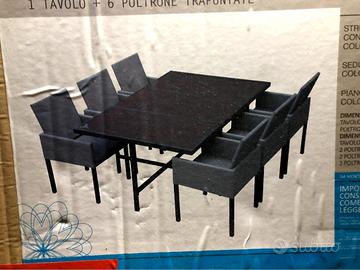 tavolo + 4 sedie esterno
