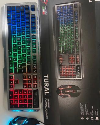 tastiera e mous gaming Trust Tural -RGB