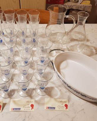 Bicchieri Invernizzi anni ‘80 Lotto di 28