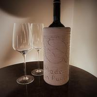 Porta bottiglia Vino artigianale incisione