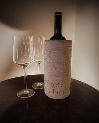 Porta bottiglia Vino artigianale incisione