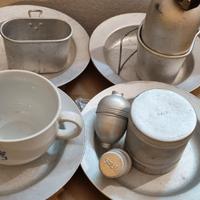stoviglie in alluminio militare