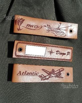 Portachiavi personalizzati incisi su pelle