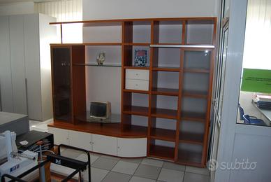 Libreria con spazio TV