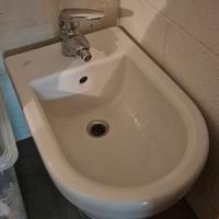 Bidet Ideal Standard filo muro + rubinetto Grohe