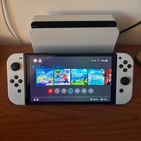 Nintendo Switch Oled Bianca + Custodia + SD 256GB