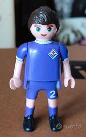 Personaggio Playmobil con maglia della Fiorentina