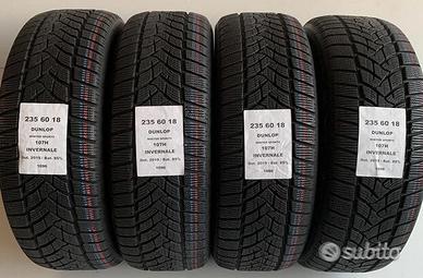 4 gomme 235 60 18 dunlop a1096