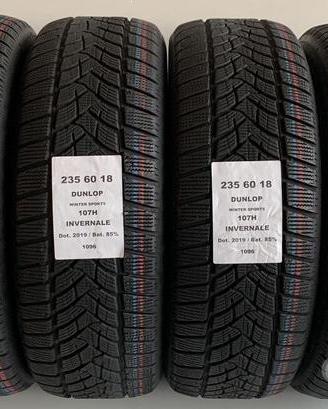 4 gomme 235 60 18 dunlop a1096