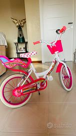 Bicicletta bambina Unicorno 16 pollici con rotelle