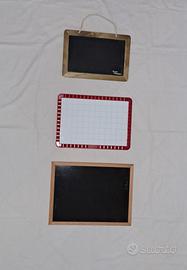 3 lavagnette per scrivere 