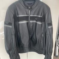 Giacca in pelle Macna