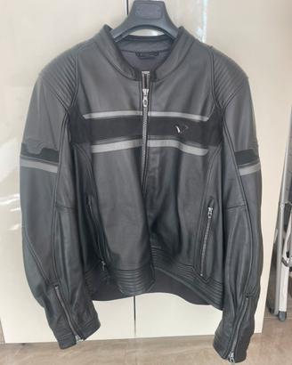 Giubotto moto in pelle Macna