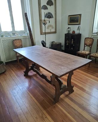 Antico Tavolo a Fratino Lucchese in Noce – Epoca R
