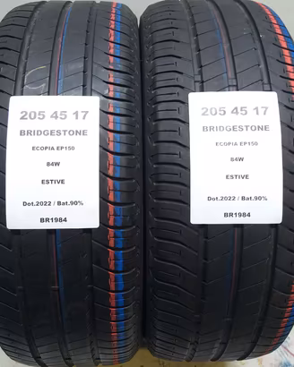 2 GOMME 205 45 17 BRIDGESTONE BR1984