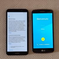 Lotto 2 Smartphone: LG + Huawei Y5 (legg. descr.)