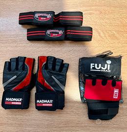 guanti da palestra + prese gripps