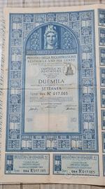 Titolo di debito italiano del 1947