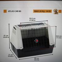 Trasportino auto per cani Ferplast