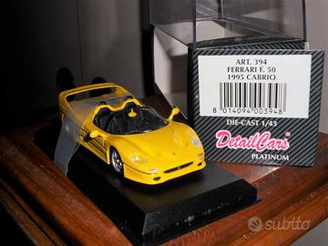 Ferrari F50 cabrio 1995 Detail Cars 394 scala 1:43
