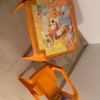 Tavolino e sedia  per bimbi