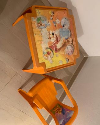 Tavolino e sedia  per bimbi