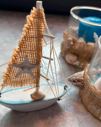 Candele e Barche piccole Stile Marino