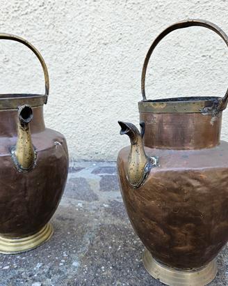 Brocche in rame per l'acqua