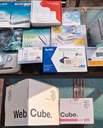 modem wi fi e altri componenti,si spedizione 