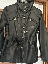 Blazer/Giubbotto nero in similpelle