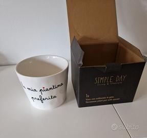 Vaso e sottovaso in gres, nuovi